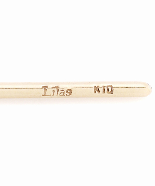 Lilas(リラ)の「フィガロチェーンロングアメリカンピアス K10(両耳)(ピアス(両耳用)・レディース・ゴールド・FREE)」の11枚目の写真