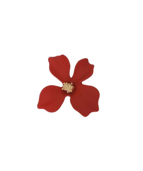 Edit Sheen（エディットシーン）の「マットフラワーピアス（ピアス（両耳用）・レディース・ホワイト/レッド/イエロー・FREE）」の7枚目の写真