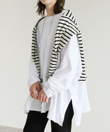 超ビッグシルエットサイドスリットTシャツ