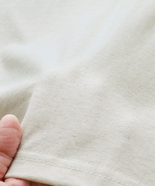 reca(レカ)の「超ビッグシルエットサイドスリットTシャツ(Tシャツ/カットソー・レディース・ホワイト/オートミール/チャコールグレー・FREE)」の12枚目の写真