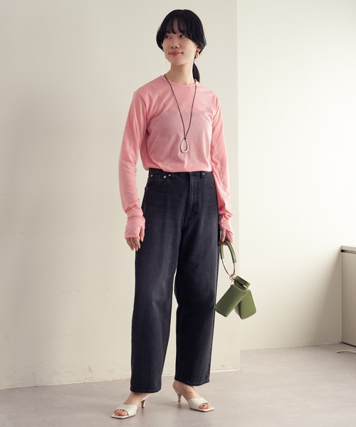 SHENERY(シーナリー)の「(ai no de)ワイドデニムパンツ(デニムパンツ・レディース・ブラック/インディゴブルー・SMALL/MEDIUM)」の20枚目の写真