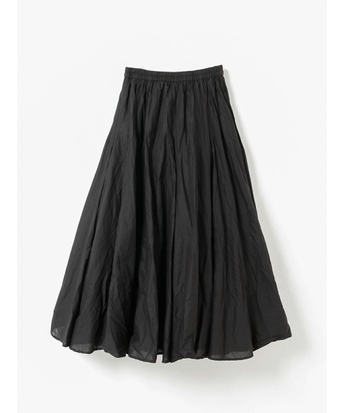 mizuiroind（ミズイロインド）の「mizuiro ind ボリュームフレアスカート（スカート・レディース・ベージュ/ライトブルー/ネイビー/オフホワイト/ブラック・FREE）」の3枚目の写真