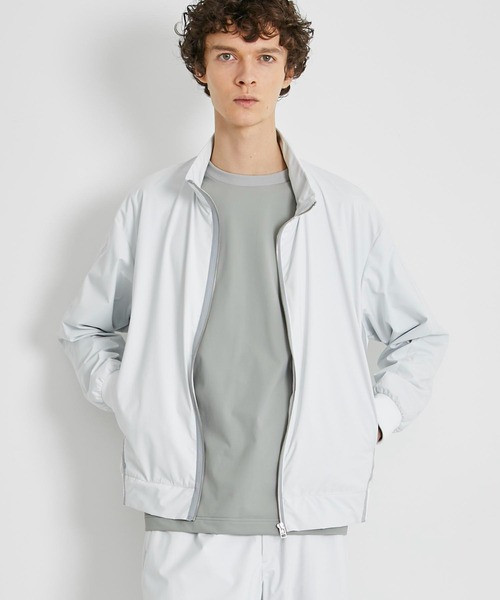 CITY TOKYO（シティトウキョウ）の「ATHLETEレイヤートラックジャケット（ナイロンジャケット・メンズ・ライム/ブラック/ライトグレー・1/2）」の14枚目の写真