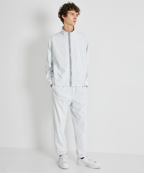 CITY TOKYO（シティトウキョウ）の「ATHLETEレイヤートラックジャケット（ナイロンジャケット・メンズ・ライム/ブラック/ライトグレー・1/2）」の16枚目の写真