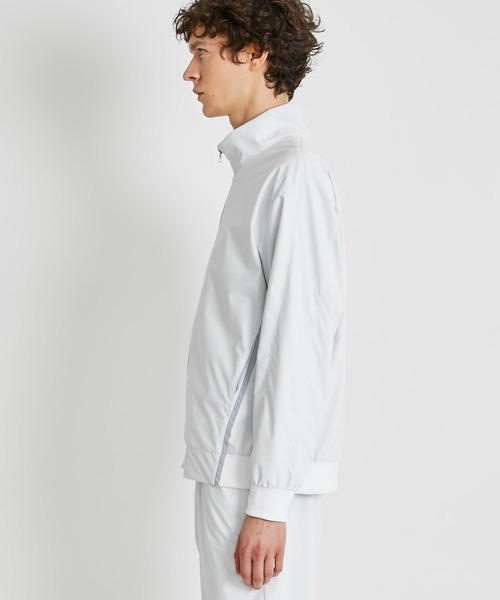 CITY TOKYO（シティトウキョウ）の「ATHLETEレイヤートラックジャケット（ナイロンジャケット・メンズ・ライム/ブラック/ライトグレー・1/2）」の19枚目の写真