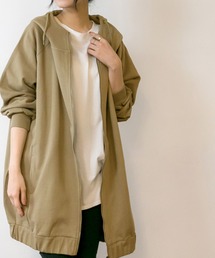 atONE 裏起毛ビッグシルエットフルジップパーカー