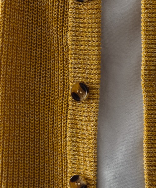 epnok(エプノック)の「CrewNeck Melange Cardigan/クルーネックメランジカーディガン(カーディガン/ボレロ・メンズ・グレー/イエロー・MEDIUM/LARGE)」の17枚目の写真