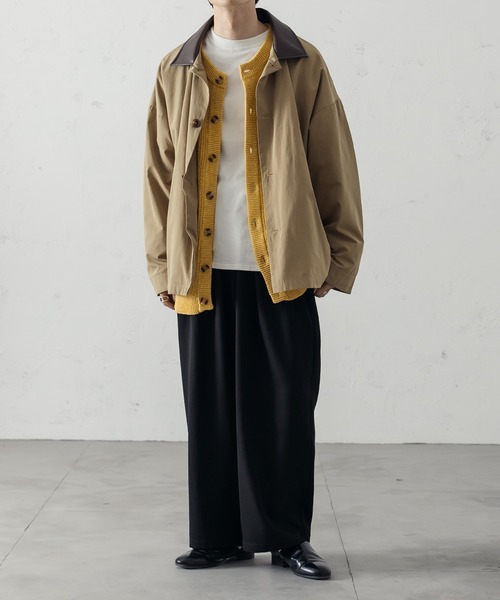 epnok(エプノック)の「CrewNeck Melange Cardigan/クルーネックメランジカーディガン(カーディガン/ボレロ・メンズ・グレー/イエロー・MEDIUM/LARGE)」の13枚目の写真