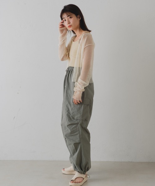 Kastane（カスタネ）の「メッシュ2WAYプルオーバー（Tシャツ/カットソー・レディース・ブルー/アイボリー/イエロー・FREE）」の14枚目の写真