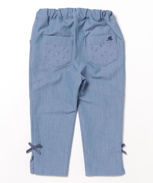 BeBe(ベベ)の「BeBe/杢ツイルレース9分丈パンツ(90~150cm)(その他パンツ・キッズ・パープル/ネイビー・130/140/150/100/110/90/120)」の20枚目の写真