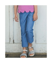 BeBe | BeBe/杢ツイルレース9分丈パンツ(90~150cm)(その他パンツ)