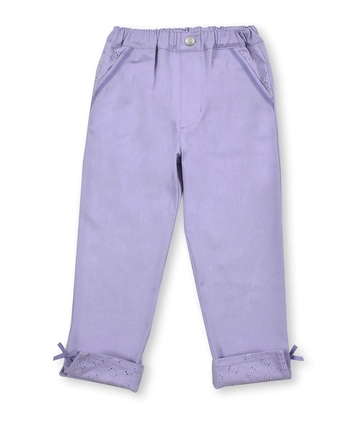 BeBe(ベベ)の「BeBe/杢ツイルレース9分丈パンツ(90~150cm)(その他パンツ・キッズ・パープル/ネイビー・130/140/150/100/110/90/120)」の18枚目の写真
