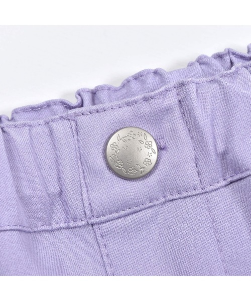 BeBe(ベベ)の「BeBe/杢ツイルレース9分丈パンツ(90~150cm)(その他パンツ・キッズ・パープル/ネイビー・130/140/150/100/110/90/120)」の16枚目の写真