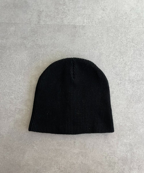 CIAOPANIC(チャオパニック)の「リブ編みニットビーニー(ニットキャップ/ビーニー・レディース・ブラック/グレー/オフホワイト/イエロー・FREE)」の21枚目の写真
