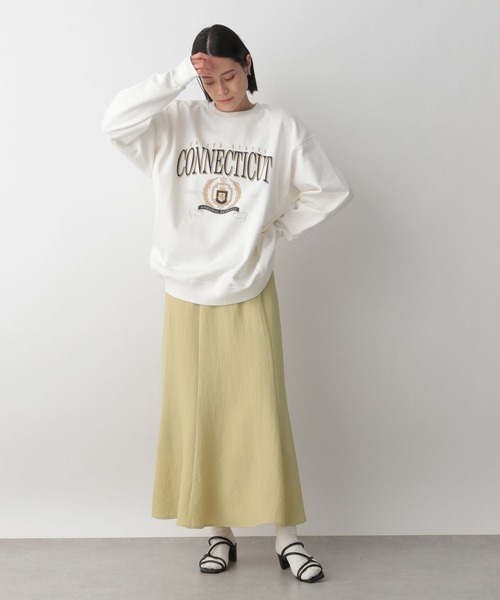 LOWRYS FARM（ローリーズファーム）の「ポコポコフレアスカート　189518（スカート・レディース・ブラウン/グリーン/ブラック/アイボリー・MEDIUM/LARGE）」の13枚目の写真