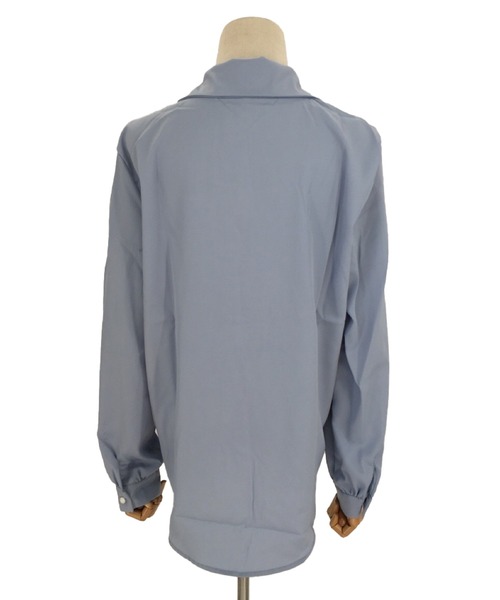 Amulet（アミュレット）の「長袖シャツブラウス（シャツ/ブラウス・レディース・ブルー/ホワイト・L/XL/M）」の4枚目の写真