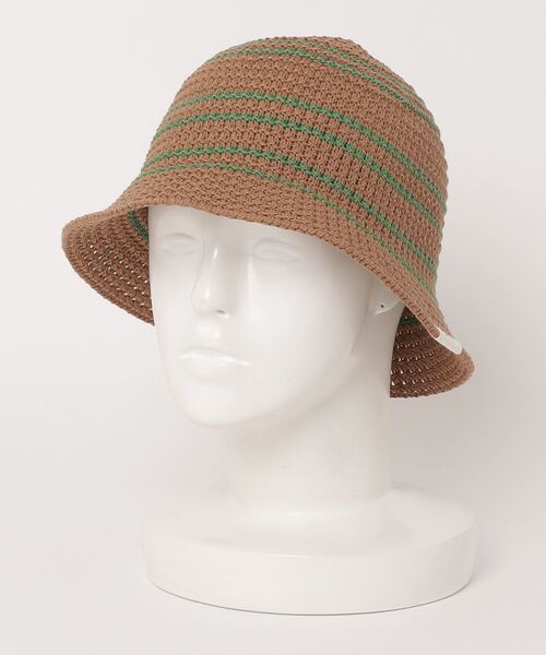 AVIREX（アヴィレックス）の「LINE TULIP HUT/ ラインチューリップハット（ハット・レディース・ホワイト系2/ブラウン・F）」の12枚目の写真