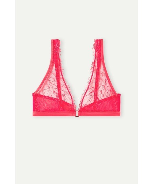 Intimissimi(インティミッシミ)の「Pure Joy トライアングルブラ(ブラジャー・レディース・ホワイト×ブラック/ピンク・75B/75C/80B/80C/85B)」の7枚目の写真