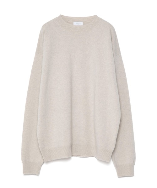UNDECORATED(アンデコレイテッド)の「UNDECORATED アンデコレイテッド / Cashmere Knit Sweater カシミヤニットセーター / UDF23804(ニット/セーター・メンズ・グレイッシュベージュ/ベージュ/チャコールグレー・2/3/0)」の3枚目の写真
