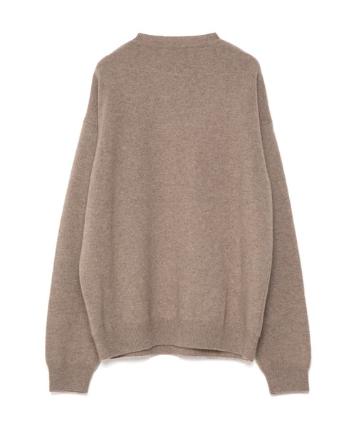 UNDECORATED(アンデコレイテッド)の「UNDECORATED アンデコレイテッド / Cashmere Knit Sweater カシミヤニットセーター / UDF23804(ニット/セーター・メンズ・グレイッシュベージュ/ベージュ/チャコールグレー・2/3/0)」の8枚目の写真