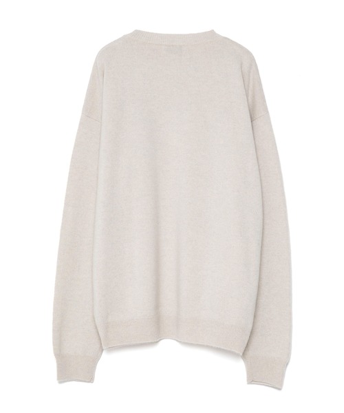 UNDECORATED(アンデコレイテッド)の「UNDECORATED アンデコレイテッド / Cashmere Knit Sweater カシミヤニットセーター / UDF23804(ニット/セーター・メンズ・グレイッシュベージュ/ベージュ/チャコールグレー・2/3/0)」の9枚目の写真