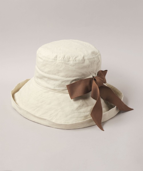 LAUNDRY RIBBON M(ONESIZE WHITE): ハット｜帽子通販｜CA4LA