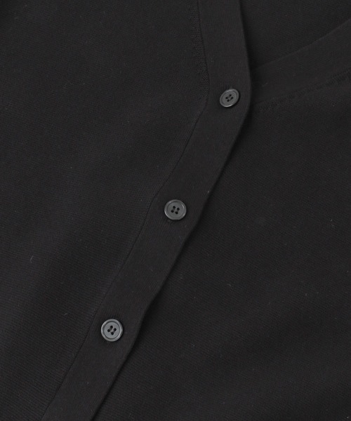 URBAN RESEARCH DOORS（アーバンリサーチドアーズ）の「ガーター編みコクーンショートカーディガン（ニット/セーター・レディース・ブラック/ベージュ/ブルー・MEDIUM）」の15枚目の写真