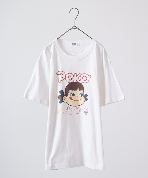 sanrio(サンリオ)の「sanrio プリント半袖 Tシャツ(Tシャツ/カットソー・レディース・チャコール/グレー系その他2/グレー系その他3/オレンジ/ネイビー/ベージュ/ホワイト/レッド/グリーン/ホワイト系その他/ホワイト系その他3/ホワイト系その他2/ブラック系その他/杢グレー/サックスブルー/グレー系その他/ブルー系その他2/ブルー系その他3/ブルー系その他4/ブラック/ブルー系その他/ネイビー系/ブラック系その他3/サックスブルー系/パープル系その他/グレー系その他4/パープル/ピンク系その他2/グレー系その他5/ホワイト系その他5/ホワイト系その他4/ブラック系その他2/ピンク系その他/オフホワイト/レッド系その他/ネイビー系1/ピンク系その他3/ピンク系その他4/ブラック系その他4・M/LL/L)」の3枚目の写真