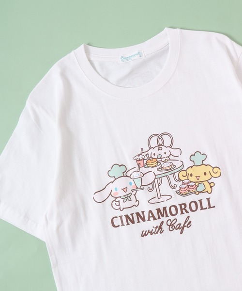 sanrio(サンリオ)の「sanrio プリント半袖 Tシャツ(Tシャツ/カットソー・レディース・チャコール/グレー系その他2/グレー系その他3/オレンジ/ネイビー/ベージュ/ホワイト/レッド/グリーン/ホワイト系その他/ホワイト系その他3/ホワイト系その他2/ブラック系その他/杢グレー/サックスブルー/グレー系その他/ブルー系その他2/ブルー系その他3/ブルー系その他4/ブラック/ブルー系その他/ネイビー系/ブラック系その他3/サックスブルー系/パープル系その他/グレー系その他4/パープル/ピンク系その他2/グレー系その他5/ホワイト系その他5/ホワイト系その他4/ブラック系その他2/ピンク系その他/オフホワイト/レッド系その他/ネイビー系1/ピンク系その他3/ピンク系その他4/ブラック系その他4・M/LL/L)」の5枚目の写真