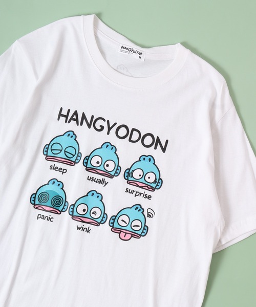 sanrio(サンリオ)の「sanrio プリント半袖 Tシャツ(Tシャツ/カットソー・レディース・チャコール/グレー系その他2/グレー系その他3/オレンジ/ネイビー/ベージュ/ホワイト/レッド/グリーン/ホワイト系その他/ホワイト系その他3/ホワイト系その他2/ブラック系その他/杢グレー/サックスブルー/グレー系その他/ブルー系その他2/ブルー系その他3/ブルー系その他4/ブラック/ブルー系その他/ネイビー系/ブラック系その他3/サックスブルー系/パープル系その他/グレー系その他4/パープル/ピンク系その他2/グレー系その他5/ホワイト系その他5/ホワイト系その他4/ブラック系その他2/ピンク系その他/オフホワイト/レッド系その他/ネイビー系1/ピンク系その他3/ピンク系その他4/ブラック系その他4・M/LL/L)」の6枚目の写真