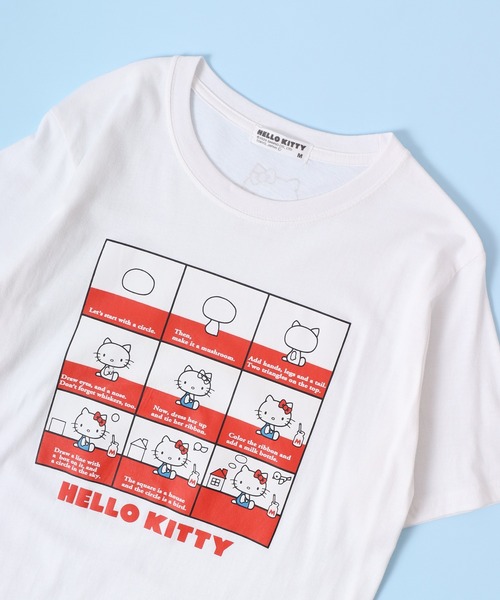 sanrio(サンリオ)の「sanrio プリント半袖 Tシャツ(Tシャツ/カットソー・レディース・チャコール/グレー系その他2/グレー系その他3/オレンジ/ネイビー/ベージュ/ホワイト/レッド/グリーン/ホワイト系その他/ホワイト系その他3/ホワイト系その他2/ブラック系その他/杢グレー/サックスブルー/グレー系その他/ブルー系その他2/ブルー系その他3/ブルー系その他4/ブラック/ブルー系その他/ネイビー系/ブラック系その他3/サックスブルー系/パープル系その他/グレー系その他4/パープル/ピンク系その他2/グレー系その他5/ホワイト系その他5/ホワイト系その他4/ブラック系その他2/ピンク系その他/オフホワイト/レッド系その他/ネイビー系1/ピンク系その他3/ピンク系その他4/ブラック系その他4・M/LL/L)」の7枚目の写真