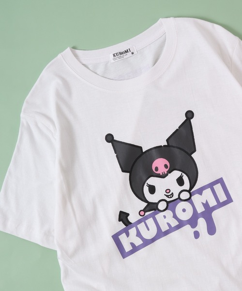 sanrio(サンリオ)の「sanrio プリント半袖 Tシャツ(Tシャツ/カットソー・レディース・チャコール/グレー系その他2/グレー系その他3/オレンジ/ネイビー/ベージュ/ホワイト/レッド/グリーン/ホワイト系その他/ホワイト系その他3/ホワイト系その他2/ブラック系その他/杢グレー/サックスブルー/グレー系その他/ブルー系その他2/ブルー系その他3/ブルー系その他4/ブラック/ブルー系その他/ネイビー系/ブラック系その他3/サックスブルー系/パープル系その他/グレー系その他4/パープル/ピンク系その他2/グレー系その他5/ホワイト系その他5/ホワイト系その他4/ブラック系その他2/ピンク系その他/オフホワイト/レッド系その他/ネイビー系1/ピンク系その他3/ピンク系その他4/ブラック系その他4・M/LL/L)」の8枚目の写真