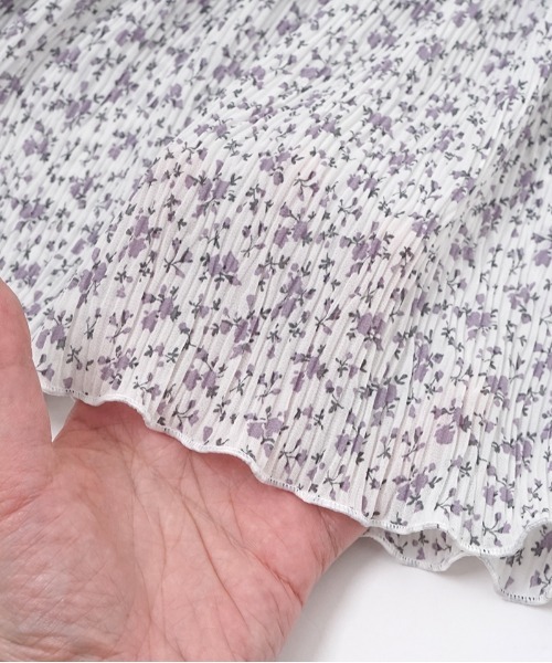 flower（フラワー）の「シャーリングブルームブラウス（シャツ/ブラウス・レディース・ピンク/ホワイト・FREE）」の19枚目の写真