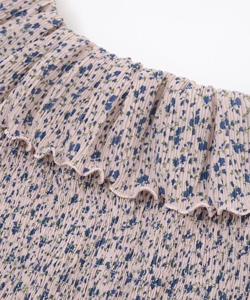 flower（フラワー）の「シャーリングブルームブラウス（シャツ/ブラウス・レディース・ピンク/ホワイト・FREE）」の21枚目の写真