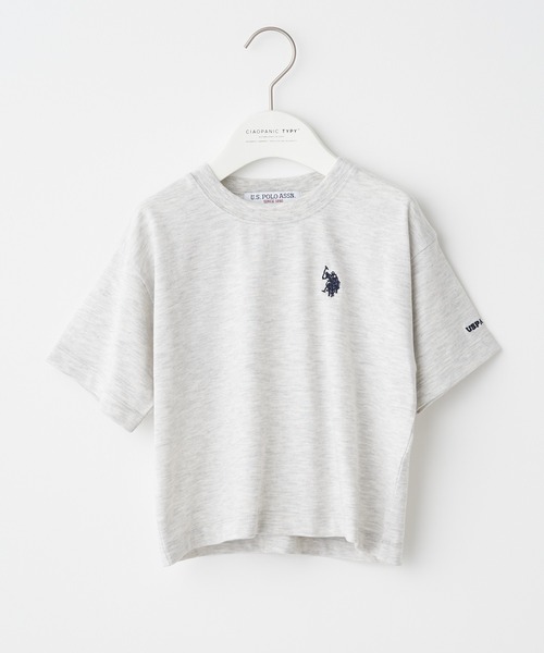 U.S. POLO ASSN.（ユーエスポロアッスン）の「【KIDS】【U.S. POLO ASSN/ユーエスポロアッスン】ワンポイント刺繍Tee（Tシャツ/カットソー・キッズ・ネイビー/アイボリー・120/140/100/150）」の4枚目の写真
