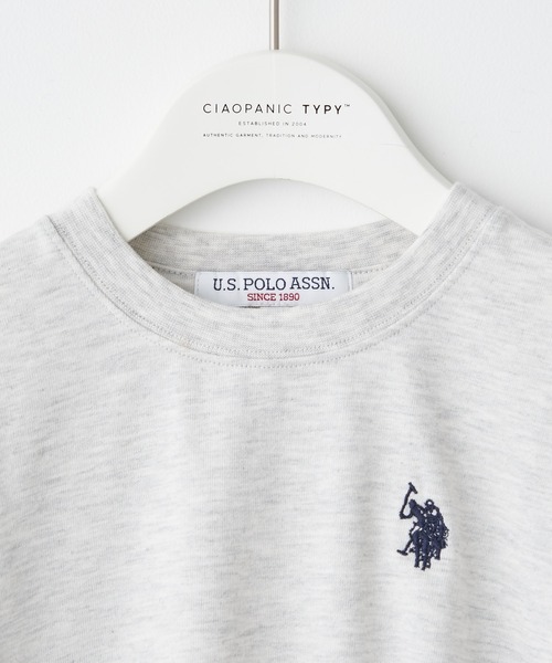 U.S. POLO ASSN.（ユーエスポロアッスン）の「【KIDS】【U.S. POLO ASSN/ユーエスポロアッスン】ワンポイント刺繍Tee（Tシャツ/カットソー・キッズ・ネイビー/アイボリー・120/140/100/150）」の5枚目の写真