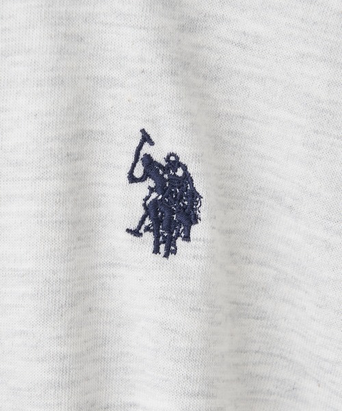 U.S. POLO ASSN.（ユーエスポロアッスン）の「【KIDS】【U.S. POLO ASSN/ユーエスポロアッスン】ワンポイント刺繍Tee（Tシャツ/カットソー・キッズ・ネイビー/アイボリー・120/140/100/150）」の6枚目の写真