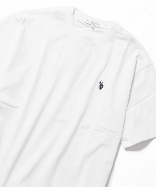 U.S. POLO ASSN.（ユーエスポロアッスン）の「U.S. POLO ASSN./ユーエスポロアッスン BIG ヘビーウェイトTシャツ（Tシャツ/カットソー・メンズ・グレー/ホワイト/ネイビー/ブラック・L/LL/M）」の2枚目の写真