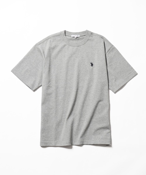 U.S. POLO ASSN.（ユーエスポロアッスン）の「U.S. POLO ASSN./ユーエスポロアッスン BIG ヘビーウェイトTシャツ（Tシャツ/カットソー・メンズ・グレー/ホワイト/ネイビー/ブラック・L/LL/M）」の6枚目の写真