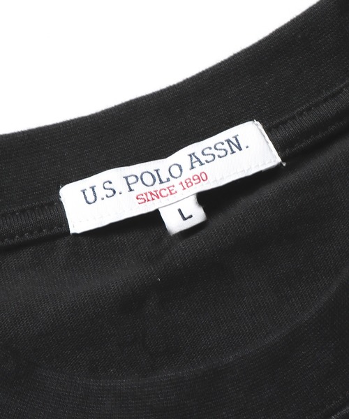 U.S. POLO ASSN.（ユーエスポロアッスン）の「U.S. POLO ASSN./ユーエスポロアッスン BIG ヘビーウェイトTシャツ（Tシャツ/カットソー・メンズ・グレー/ホワイト/ネイビー/ブラック・L/LL/M）」の9枚目の写真