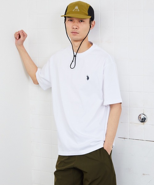 U.S. POLO ASSN.（ユーエスポロアッスン）の「U.S. POLO ASSN./ユーエスポロアッスン BIG ヘビーウェイトTシャツ（Tシャツ/カットソー・メンズ・グレー/ホワイト/ネイビー/ブラック・L/LL/M）」の19枚目の写真