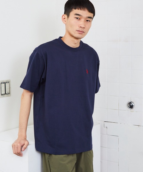 U.S. POLO ASSN.（ユーエスポロアッスン）の「U.S. POLO ASSN./ユーエスポロアッスン BIG ヘビーウェイトTシャツ（Tシャツ/カットソー・メンズ・グレー/ホワイト/ネイビー/ブラック・L/LL/M）」の22枚目の写真