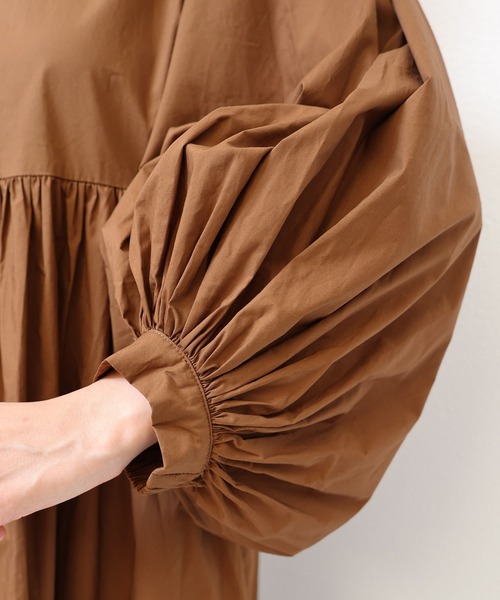 タイプライターボリュームワンピース（ワンピース）｜andme