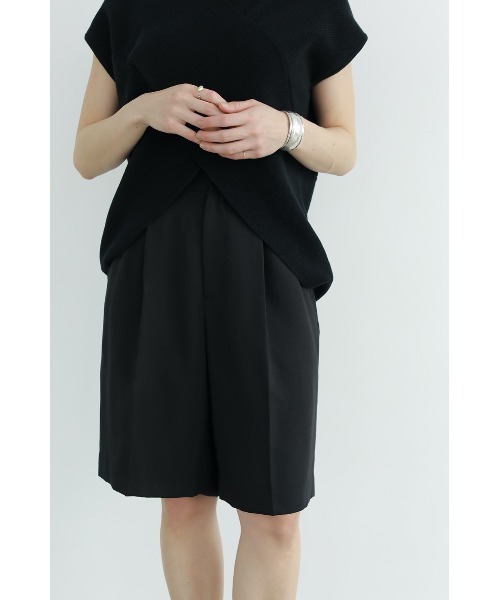 MANOF（マノフ）の「SQUARE LINE HALF PANTS（その他パンツ・レディース・ブラック/ベージュ・S/M）」の14枚目の写真