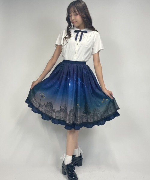 セール】シエルエトワール裾フリルスカート（スカート）｜axes femme