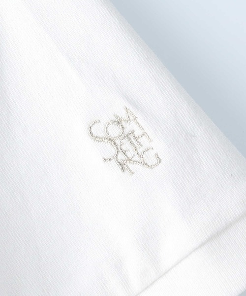 SOMETHING（サムシング）の「【SOMETHING】モックネックＴシャツ（Tシャツ/カットソー・レディース・ホワイト・M/L）」の6枚目の写真