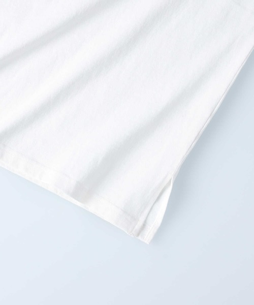 SOMETHING（サムシング）の「【SOMETHING】モックネックＴシャツ（Tシャツ/カットソー・レディース・ホワイト・M/L）」の7枚目の写真
