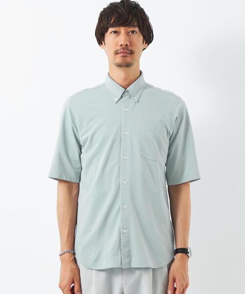 green label relaxing(グリーンレーベルリラクシング)の「S-DRY 36ゲージ ミニ ボタンダウン シャツ -吸水速乾-(シャツ/ブラウス・メンズ・ナチュラル/ライトブルー/ネイビー・S/M/XL/L)」の13枚目の写真