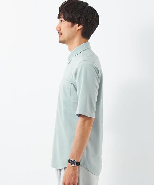 green label relaxing(グリーンレーベルリラクシング)の「S-DRY 36ゲージ ミニ ボタンダウン シャツ -吸水速乾-(シャツ/ブラウス・メンズ・ナチュラル/ライトブルー/ネイビー・S/M/XL/L)」の11枚目の写真