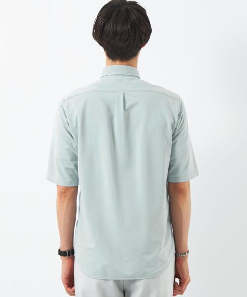 green label relaxing(グリーンレーベルリラクシング)の「S-DRY 36ゲージ ミニ ボタンダウン シャツ -吸水速乾-(シャツ/ブラウス・メンズ・ナチュラル/ライトブルー/ネイビー・S/M/XL/L)」の15枚目の写真